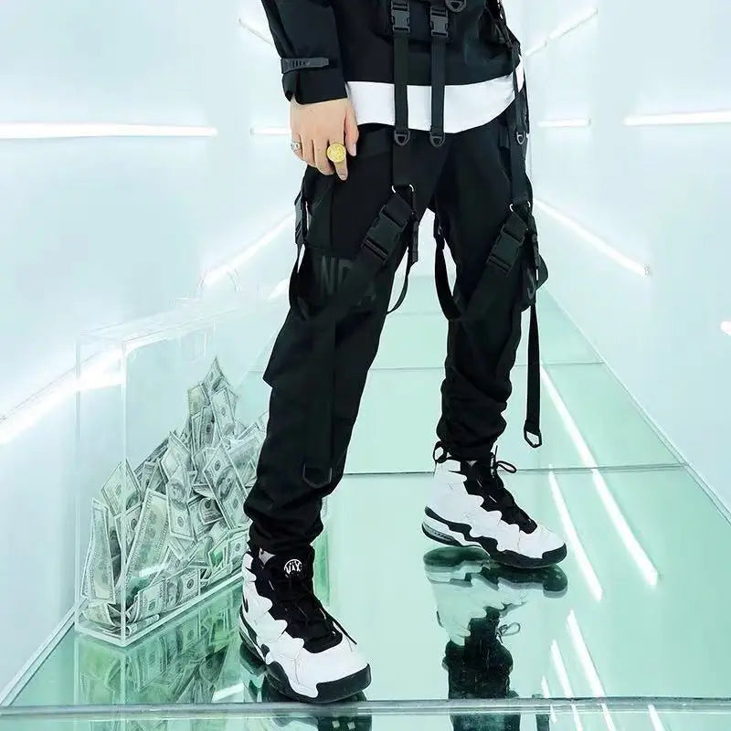 Techwear Cargo Pants Parachute Men's Trousers