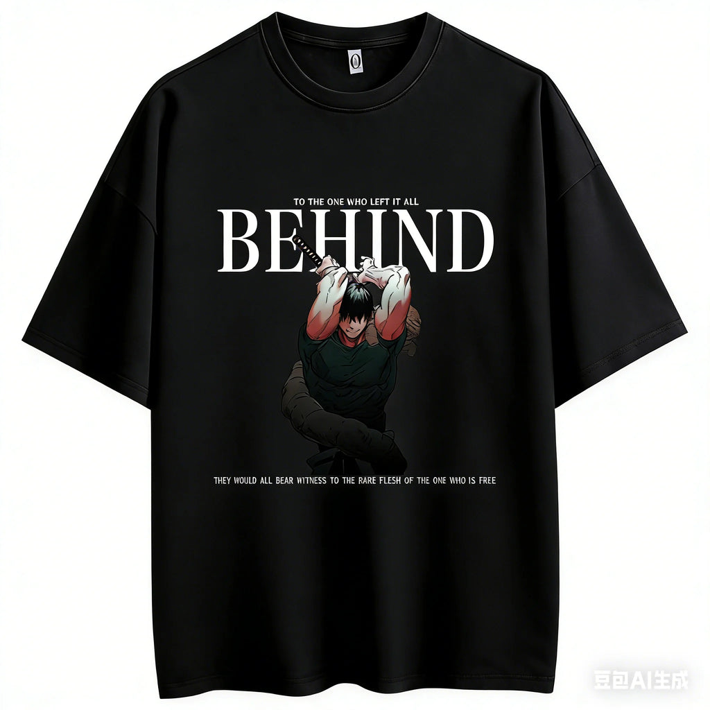 Toji Printed Tee Anime Sports T-shirt