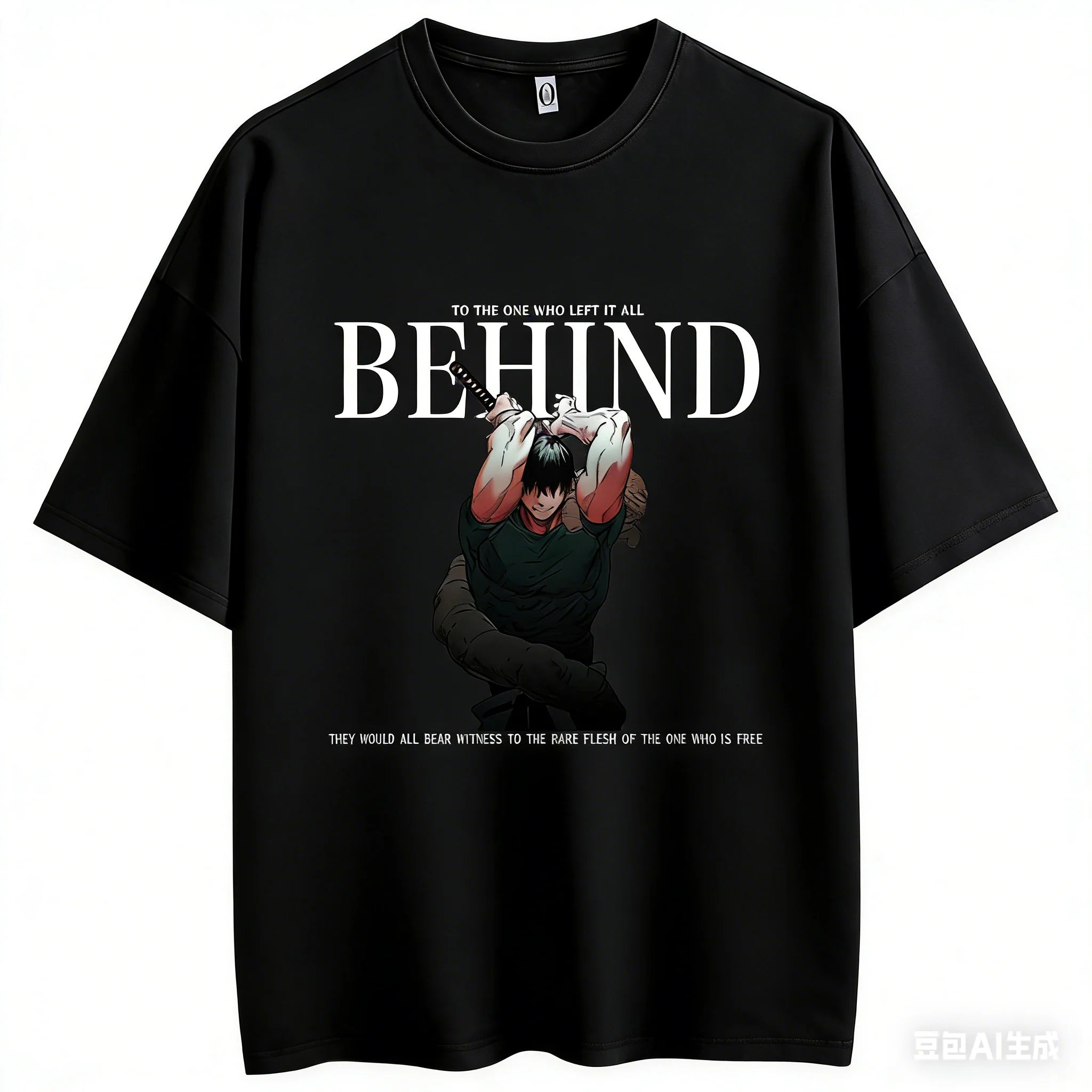 Toji Printed Tee Anime Sports T-shirt