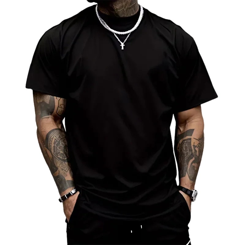 100% Cotton Round Neck Short Sleeve Tees