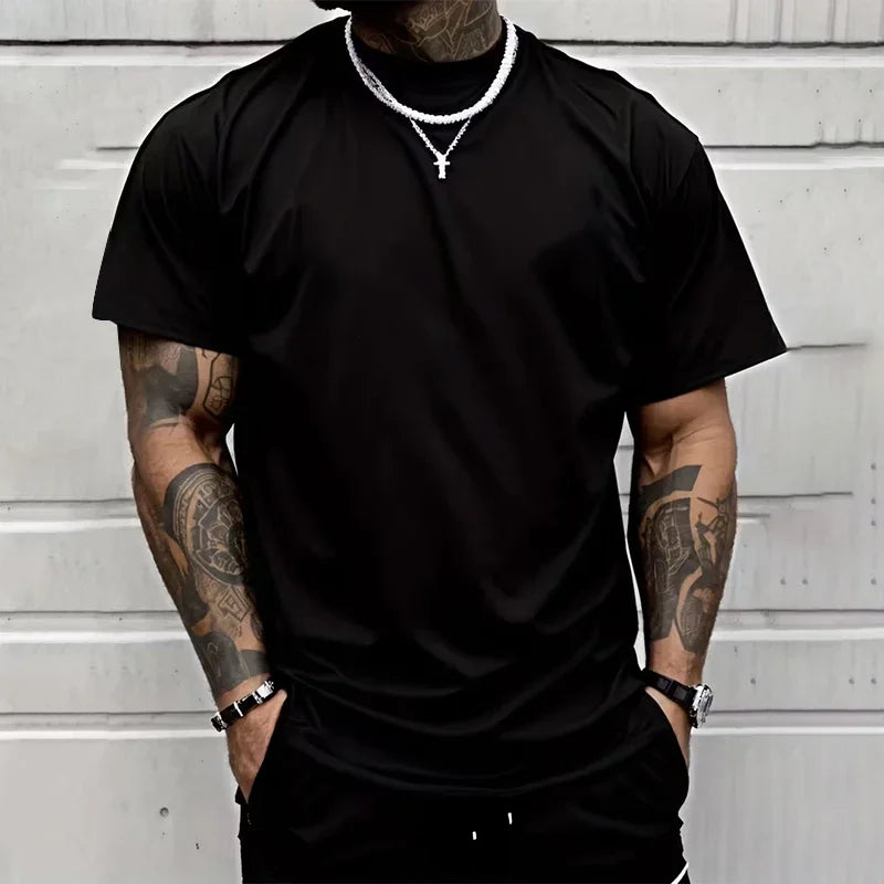 100% Cotton Round Neck Short Sleeve Tees