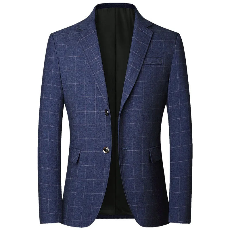 Everblue Checkered Blazer