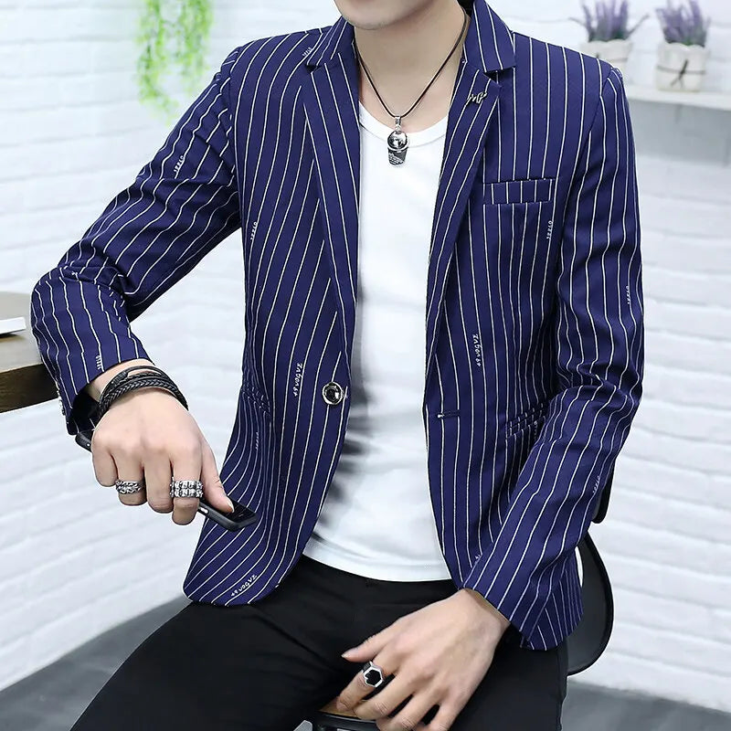 Korean Version Men's Fashion Blazer