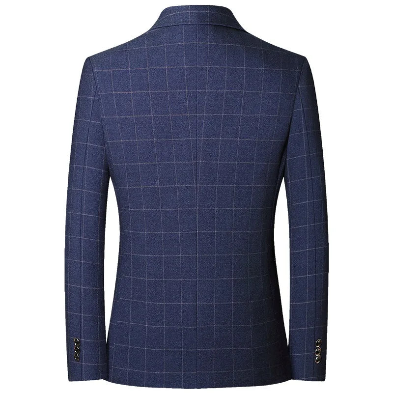 Everblue Checkered Blazer