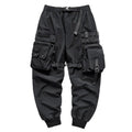 Multi-pockets Ribbons Bandage Cargo Pants