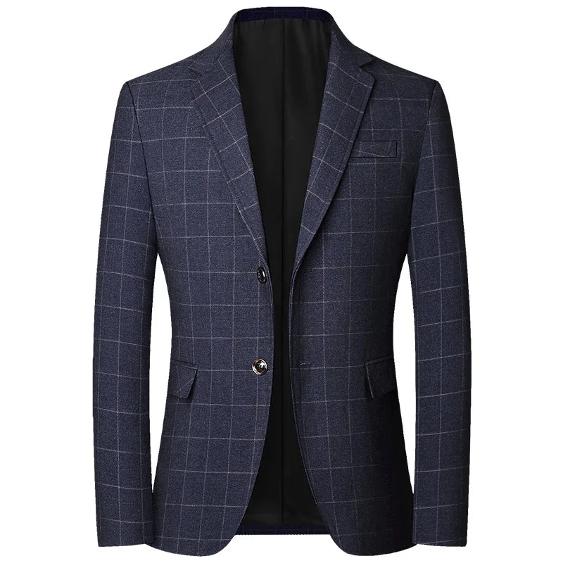 Everblue Checkered Blazer