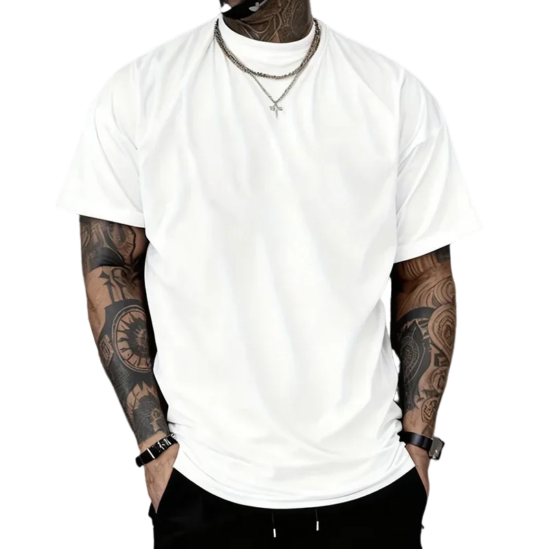 100% Cotton Round Neck Short Sleeve Tees